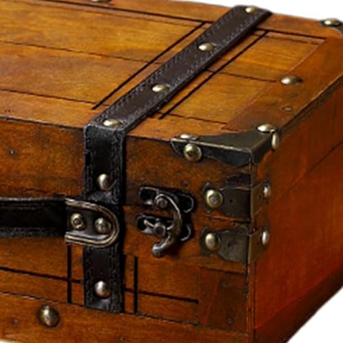 Maleta decorativa de madera para guardar joyas y eliminar el desorden 3