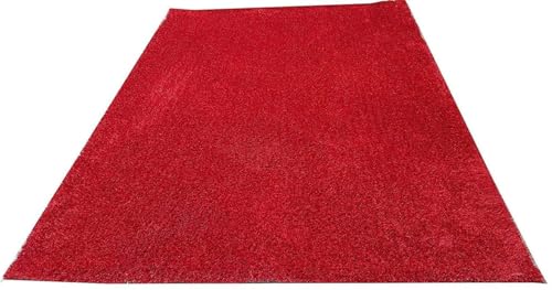 Image of Carpet for Hall | Carpet for Living Room |7X10 FEET Rugs for Bedroom | Carpet | Rug for Living Room | Carpet & Rugs for Home Decor | Carpet for Bedroom Floor (RED)