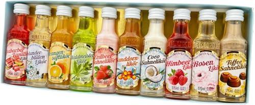 Heiko Blume Likör Geschenkset – Exklusive Auswahl edler Mini-Liköre im 10er-Pack...