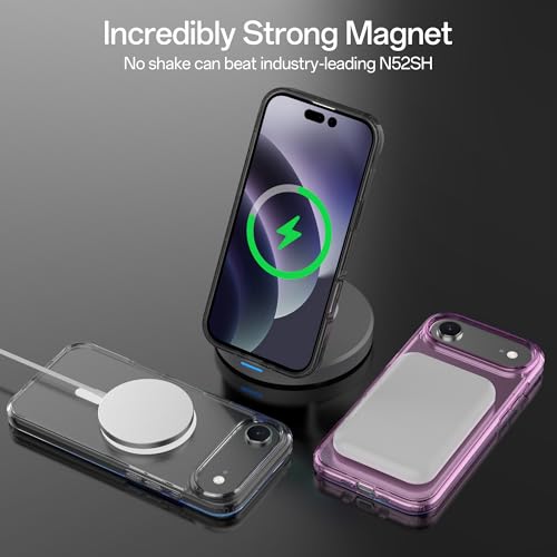 Coque Magsafe iPhone 15 transparente antichoc silicone rigide - 7