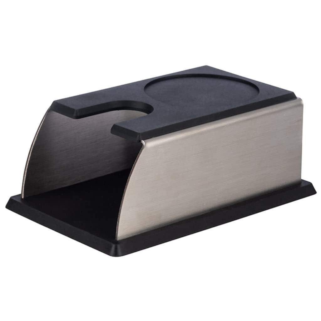 Buddy's Bar Barista Edition - Station De Pressage Tamper Premium Acier Inoxydable - 14x7/9 Cm