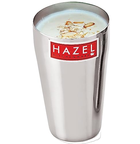 Set de 6 vasos de acero inoxidable 750 ml HAZEL miniatura 2