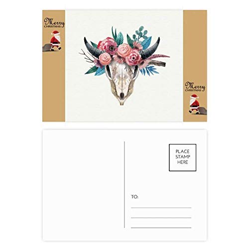 Cartes de remerciement en forme d'os de mouton au fini rigide