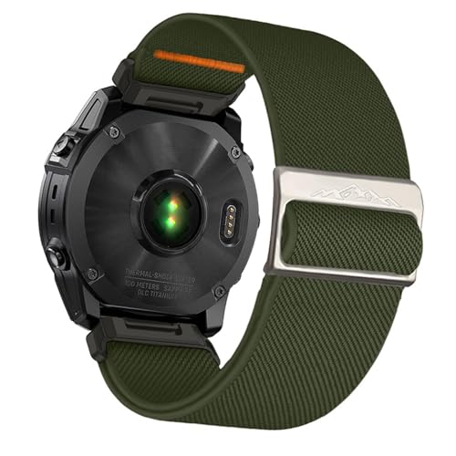 Correa elástica de nylon 26mm para reloj Garmin miniatura 1