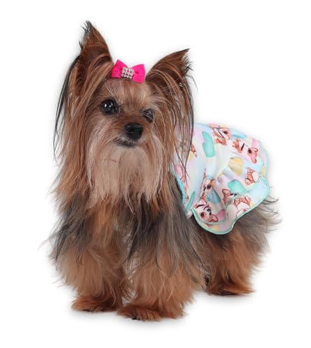 Pickorruchos Vestido Flórida Para Cães Rosa - Tamanho 01