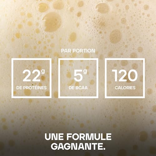 Bulk Protéine Whey en Poudre, 1 kg, 33 Portions, Riche en protéines, Absorption rapide, Chocolat Blanc Caramel, 5 g d'acides aminés à chaîne ramifiée (BCAA) par portion, l'emballage peut varier – Image 5