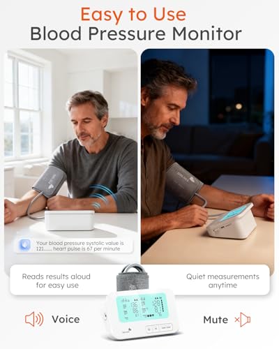 BBLOVE Blood Pressure Monitor, FSA-HSA Eligible, One-Touch Voice Control — view 5