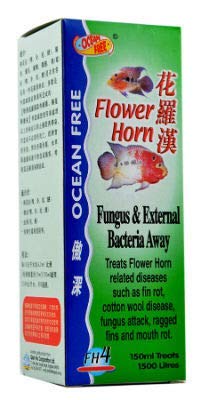 Ocean Free Flowerhorn Medicine- Fungus & External Bacteria Away 150 ml [ Central Fish Aquarium ]