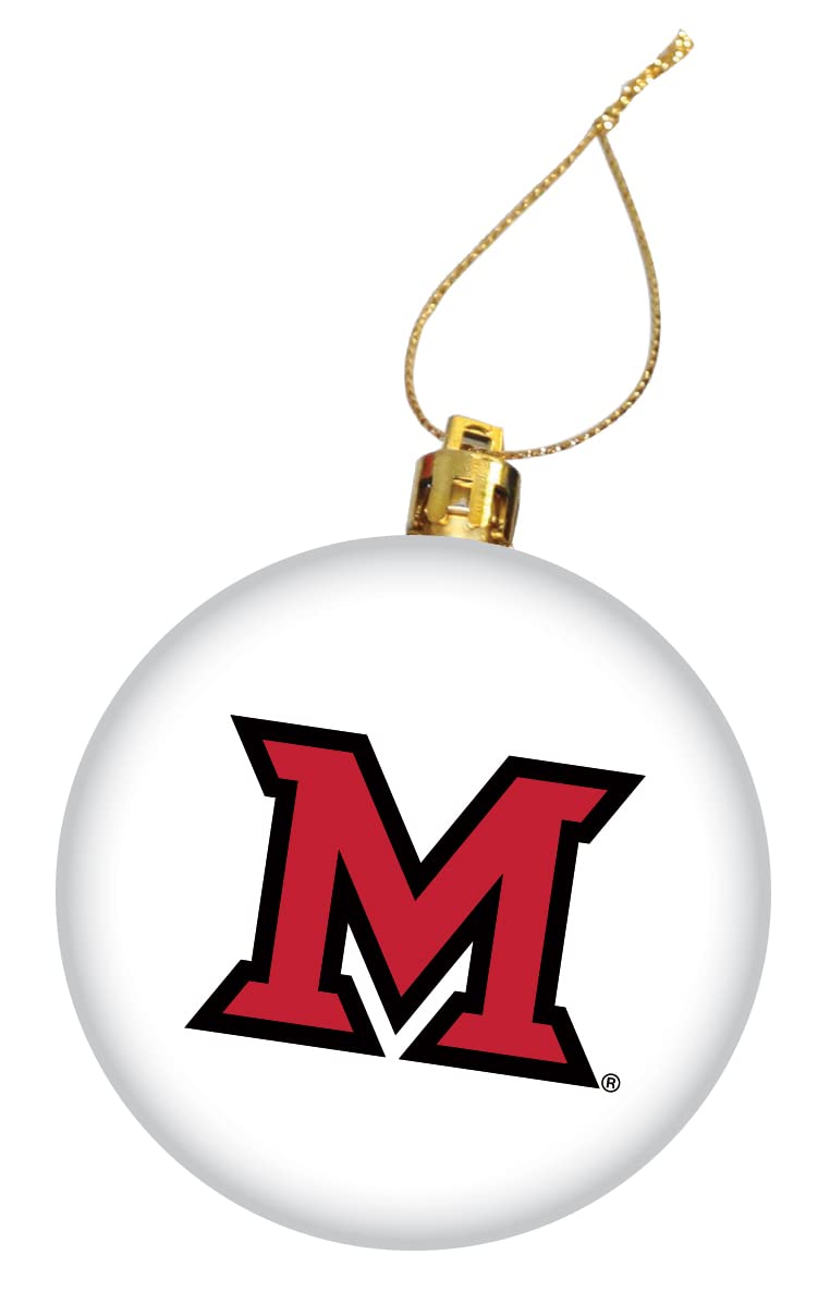Miami University of Ohio Redhawks Holiday Christmas Ornament