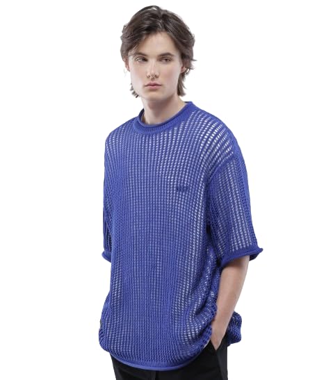 Amazon.co.jp: [マナスタッシュ] MESH SUMMER SWEATER メッシュ サマー