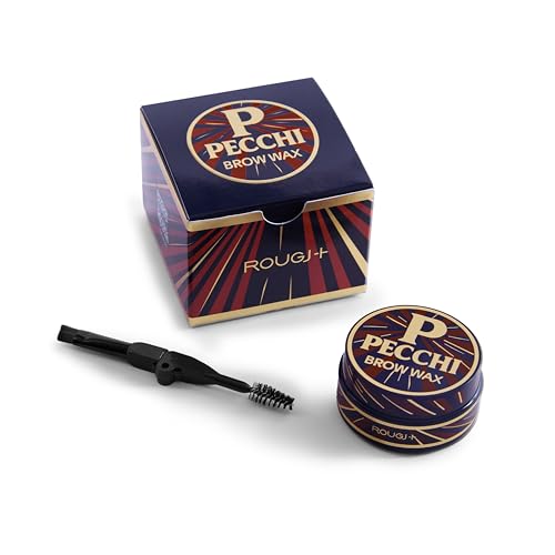 Rougj Cera Sopracciglia La Pecchi - Fissante Sopracciglia Trasparente Per Styling Naturale E Definito Con Effetto Laminazione Lunga Durata Formula Leggera Con Acqua Di Rosa - Made in Italy