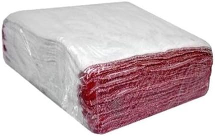 QPC Direct100% Cotton Extra Large 36 x 46 cm White Dishcloths Premium Super Absorbent, 20 Pack