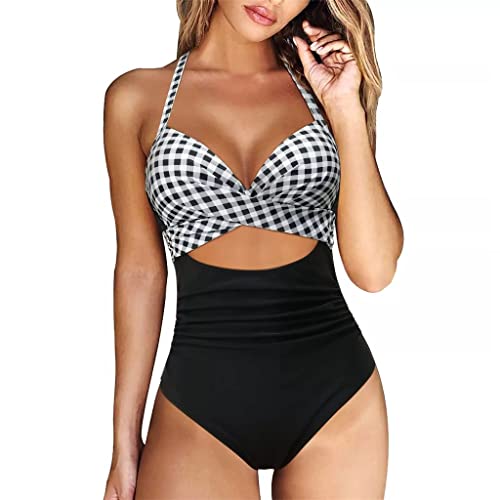 Maillot de bain galbant une pièce grande taille coupe fermée CLSDRZC