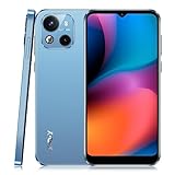 XGODY Handy Ohne Vertrag X18, Smartphone Günstig 4G Android 10 Neu Handy mit 4000mAh und 6.3\'\' Display,2GB+16GB 256GB Erweiterbar, Dual SIM Quad Core, 8MP+5MP, Face ID GPS Handy(Blau)