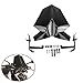 kemimoto Fits 2017 2018 2019 KTM Duke 390 125 Windshield Windscreen For Duke Sx RC Black