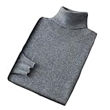 kaschmir pullover herren sale Eigenschaften: Lässiger Rollkragenpullover, Drehstrick, Rollkragen, schmale Passform, klassischer und lässiger Stil, lange Ärmel, einfarbig, dehnbar, klobig, warm, Zopfmuster, gerippter Ausschnitt, Ärmelbündchen und Saum, Pullover-Verschluss, modisch und bequem.