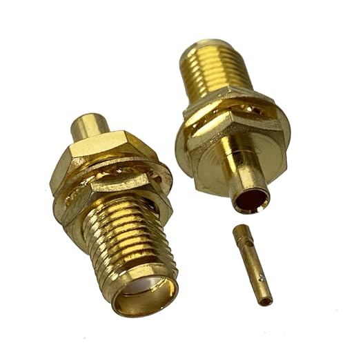 Connecteur SMA mâle et femelle à souder sur cloison, câble RG405 2,18 mm, bornes de 50 ohms