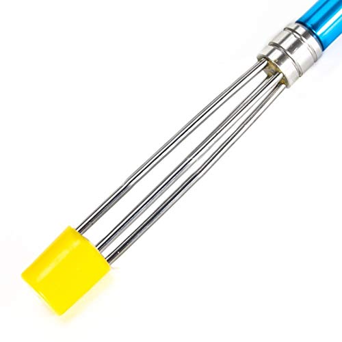 Arpão de peixe, portátil removível liga de alumínio 3 peças arpão de peixe lança instrumento de pesc