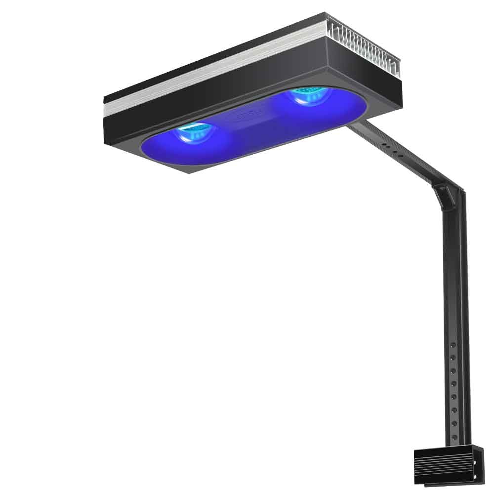 PopBloom WiFi Luz LED de Acuario Marino, lámpara led para acuario para 40-80cm Arrecife Coral Peces, APP Supporte l'Espagnol (RL180 con kit de brazo)