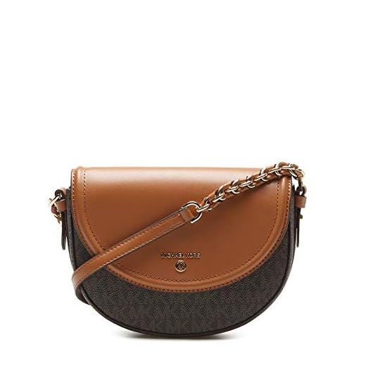 MICHAEL KORS Womens Jet Set charm handväska, Brn/Ekollon, medium