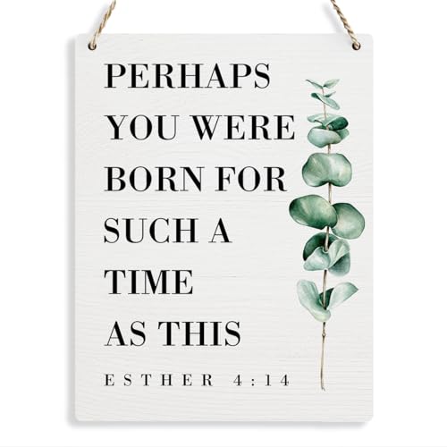 Inspirational Scripture Wall Art Bible Verses Esther 4:14 Wall Decor