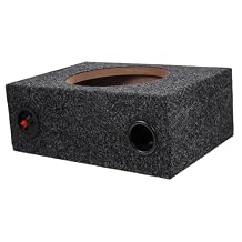 Mobestech Sealed Subwoofer Enclosure Box for Car Audio Lightweight Design for Enhanced Sound Quality and Bass Response for Upgrading Your Car Audio System