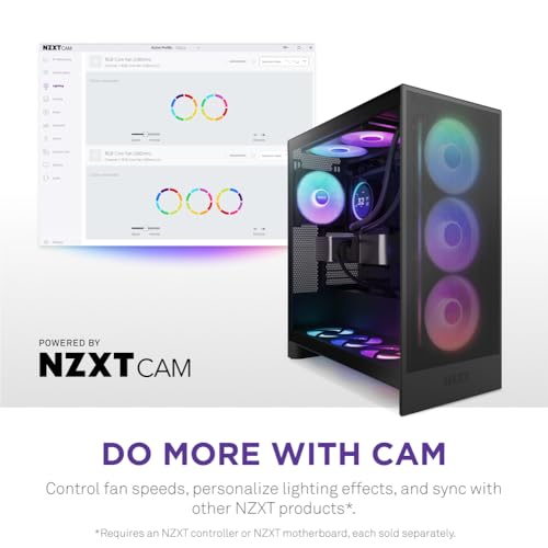 undefined NZXT F420 RGB Core Fan Black 3ファン搭載 420mm シングルフレーム RGBファン RF-U42HF-B1 FN2515 の商品画像 8