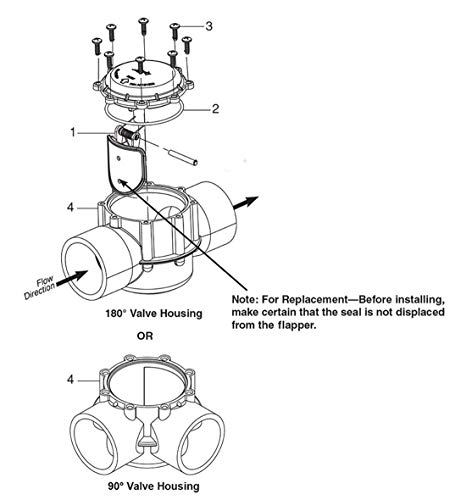 Atie Pool 7056 Check Valve Cover With Flapper Assembly For Zodiac Jandy Check Valve 7235, 7236, 7305, 7511, 7512 (Includes P/N: 7451 Flapper, 7302 Spring, 7304 Pin, 7236 Cover, And 1132 O-Ring) #TOP5