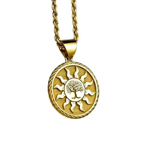 Collier argent 925 arbre de vie avec sa médaille nature de 22 mm pour sublimer vos tenues