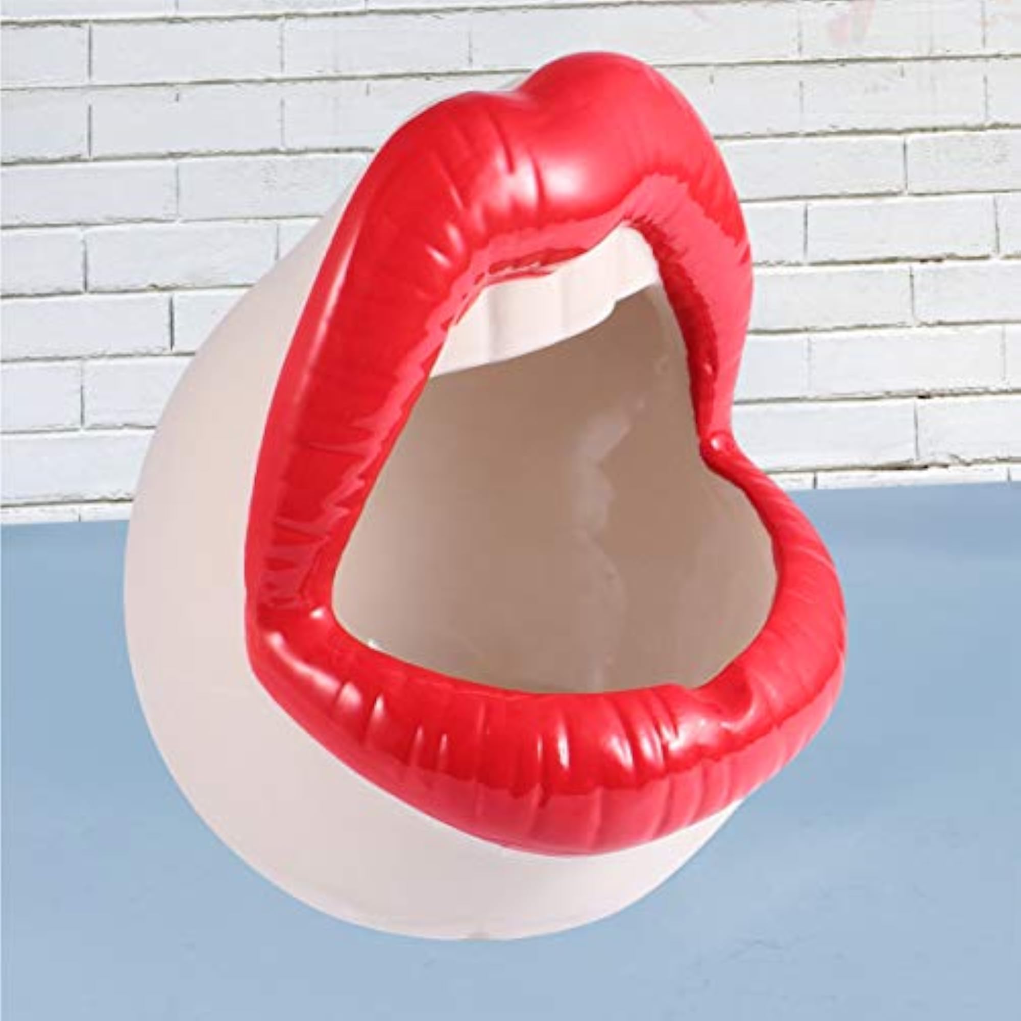 Creative Ceramic Mouth Smokeless Ashtray for Home