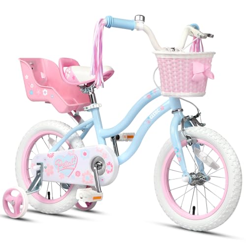 Glerc Petal Girls Bike, 12 Inch Kids Bike for Ages 2-4 Years