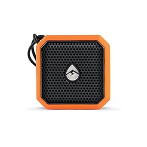 ECOXGEAR EcoPebble Lite GDI-EXPLT500 Rugged Waterproof Floating Portable Bluetooth Wireless 5-Watt Mini Smart Speaker (Orange)