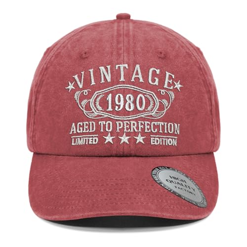 Image of 1926-1996 Birthday Gifts for Men Women,Personalized 30th-100th Birthday Ideas Gift,Parents Vintage Hat