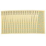 Segnatasti per chitarra: gli adesivi possono essere facilmente staccati senza danneggiare la tastiera della chitarra, puoi usarli con facilità, strumento per imparare a suonare la chitarra