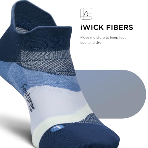 Image of Feetures Elite Light Cushion Mini Crew Sock - Sport Sock with Targeted Compression