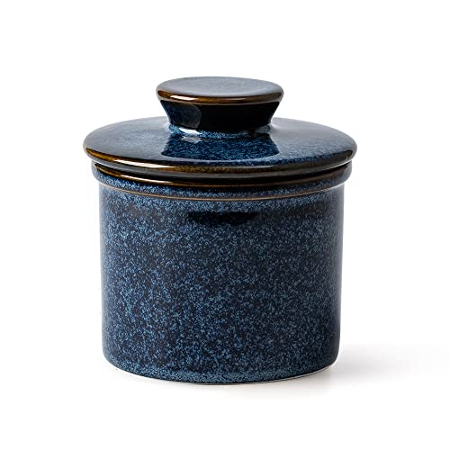 XELA Ceramic Butter Crock, The Original Reactive Glaze, Butter Dish