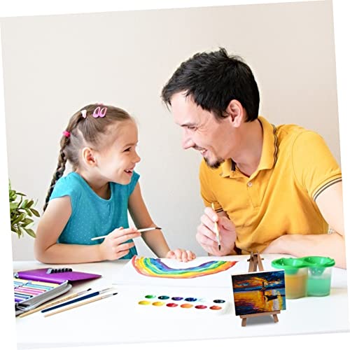 Mini lienzo para pintar cuadros de nombres en decoración de mesas para bodas 3