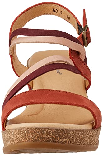 El Naturalista N5019 Leaves, Sandali Donna, Rosso