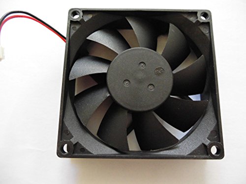 Ventilateur de refroidissement YateLoon D80SH-12C 80mm 12V 0.21A à 2 fils pour boîtier
