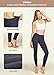 TSLA Women's Thermal Long Johns Underwear Pants, Fleece Lined Leggings, Winter Compression Tights, Heat Core 2p Charcoal/Christmas, Medium