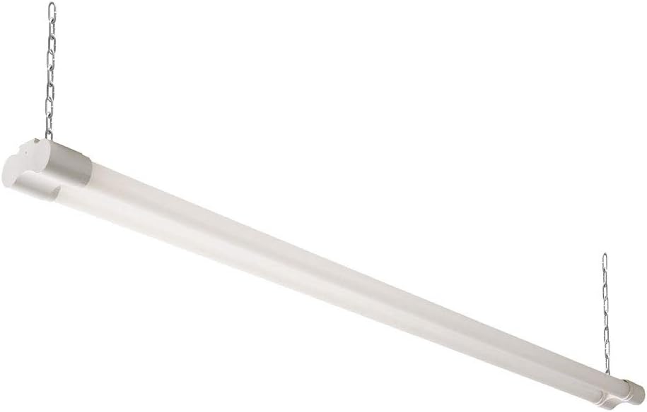 LED Shop Light for Garages, Work Areas and Shops - 1 Pack - 3600 Lumen / 4000K Cool White, 4 Foot, Plug-in (Surface/Suspended Mount Compatible) Not Linkable