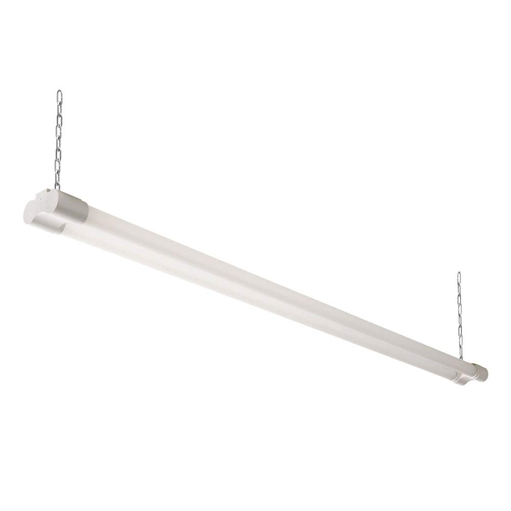 LED Shop Light for Garages, Work Areas and Shops - 1 Pack - 3600 Lumen / 4000K Cool White, 4 Foot, Plug-in (Surface/Suspended Mount Compatible) Not Linkable