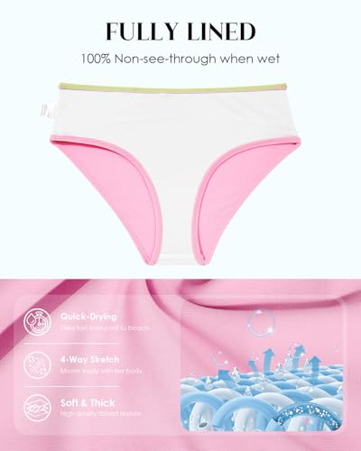 Image of Century Star Teen Girl Swimsuit Two Piece - Color Block Bikini Adjustable Straps Bathing Suit Padded Swimwear