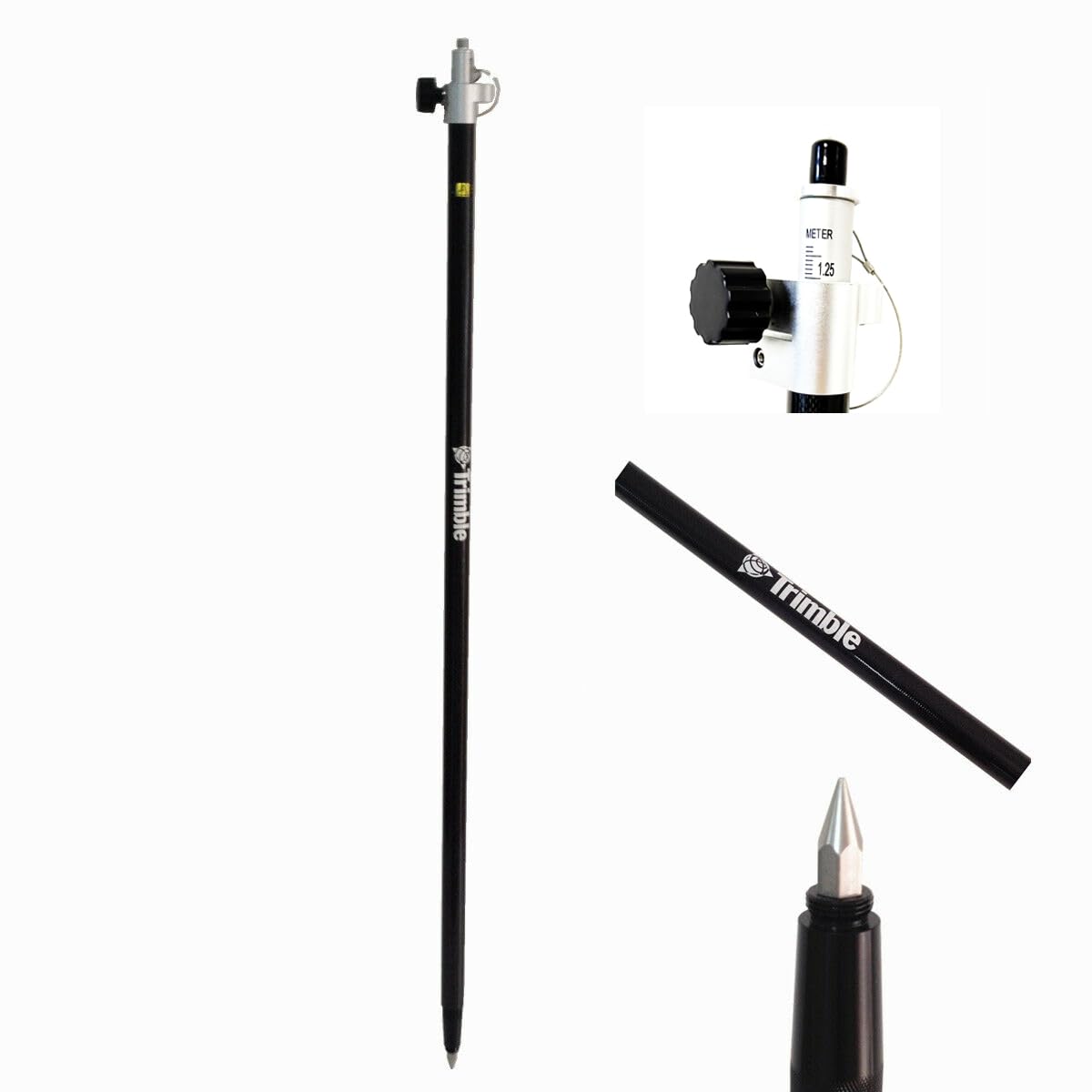 Telescopic Trimble GNSS Pole 2.2M RTK Rod Carbon Fiber Surveying R8 5800