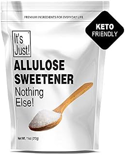 It's Just - Allulose Keto Sweetener, Zero Net Carbs, Zero Sugar Substitute, Gluten