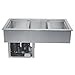 Wells RCP-500 Cold Food Unit drop-in mechanically cooled 5-pan size with drain