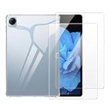 OAGELIM 2 in 1 Case and Screen Protector Compatible with Vivo Pad PA2170 11.0 2022 Protective Cover with Tempered Glass Film(Clear)