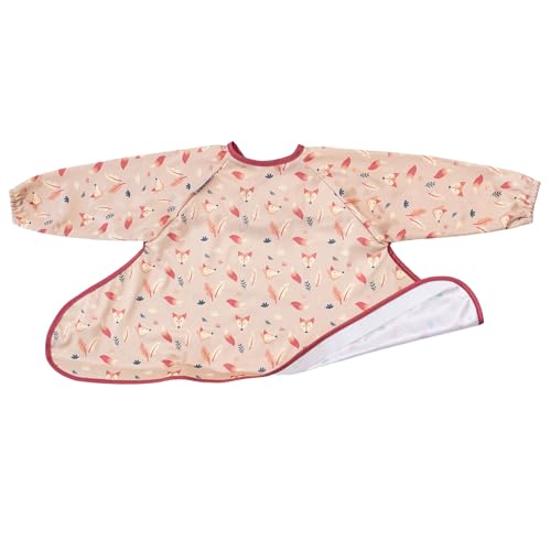 Tidy Tot®™ Bavoir Manches Longues Bébé – Modèle Repas pour DME et Diversification Alimentaire, Protection Anti-Salissures, À Utiliser Seul ou avec le...
