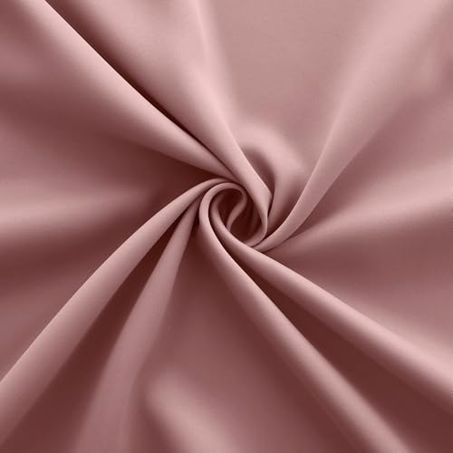 Image of KOUFALL Mauve 52x84 Inches Long Blackout Curtains for Bedroom