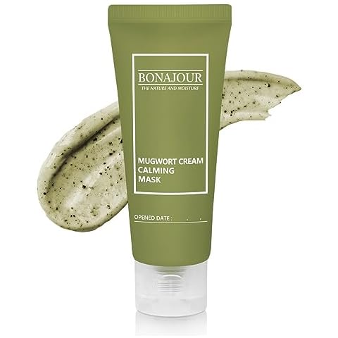 BONAJOUR] Organic Mugwort & Green Tea Calming Gentle Clay Mask - Nourishing & Deep Moisturizing & Soothing 1.9 Fl. Oz Cover